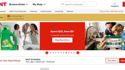 Giant Co. P&G 'Spend $25, Save $5' Offer